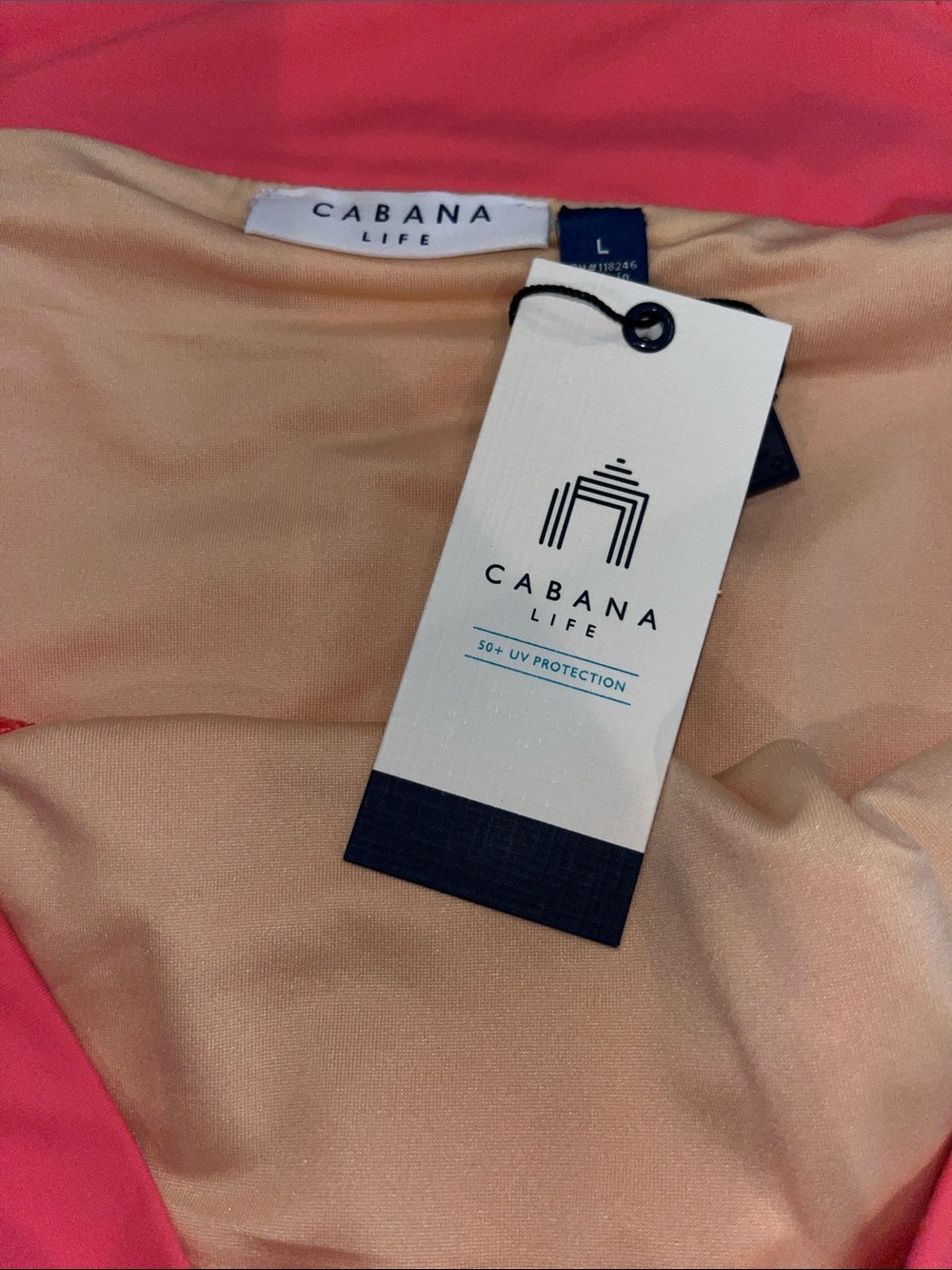 Cabana Life Coral Classic Swim Skirt NWT | size large - Picture 4 of 6
